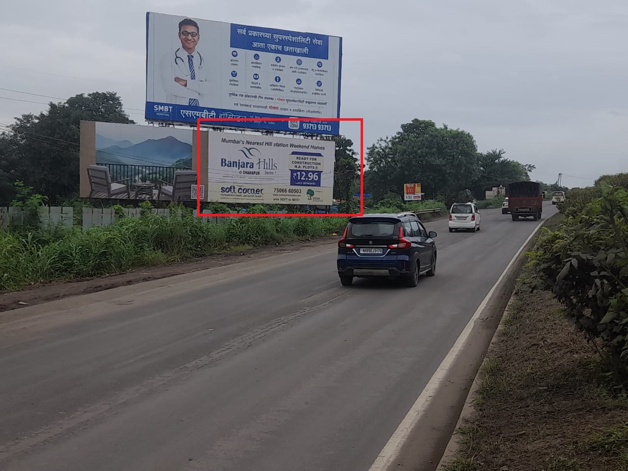 National Highway 3 hoarding